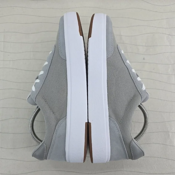 Kizik Unisex Prague Gray Canvas Suede Casual Sneakers Shoes Size 7.5 M/ 9 W - Picture 7 of 10